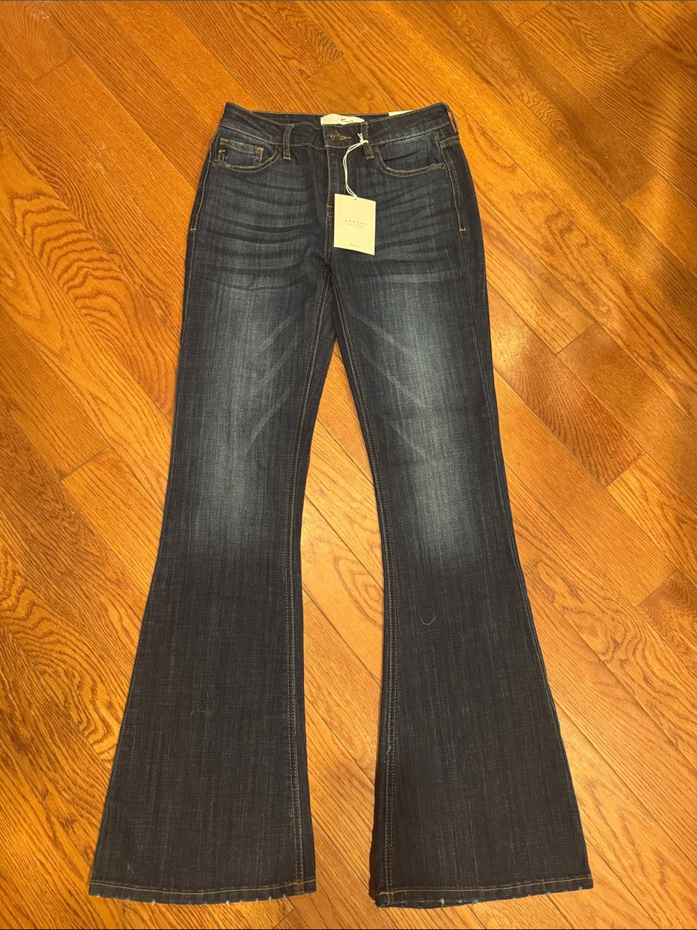 KanCan Dark Blue Flare Jeans